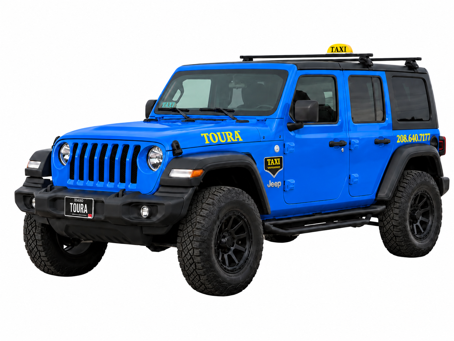 blue jeep